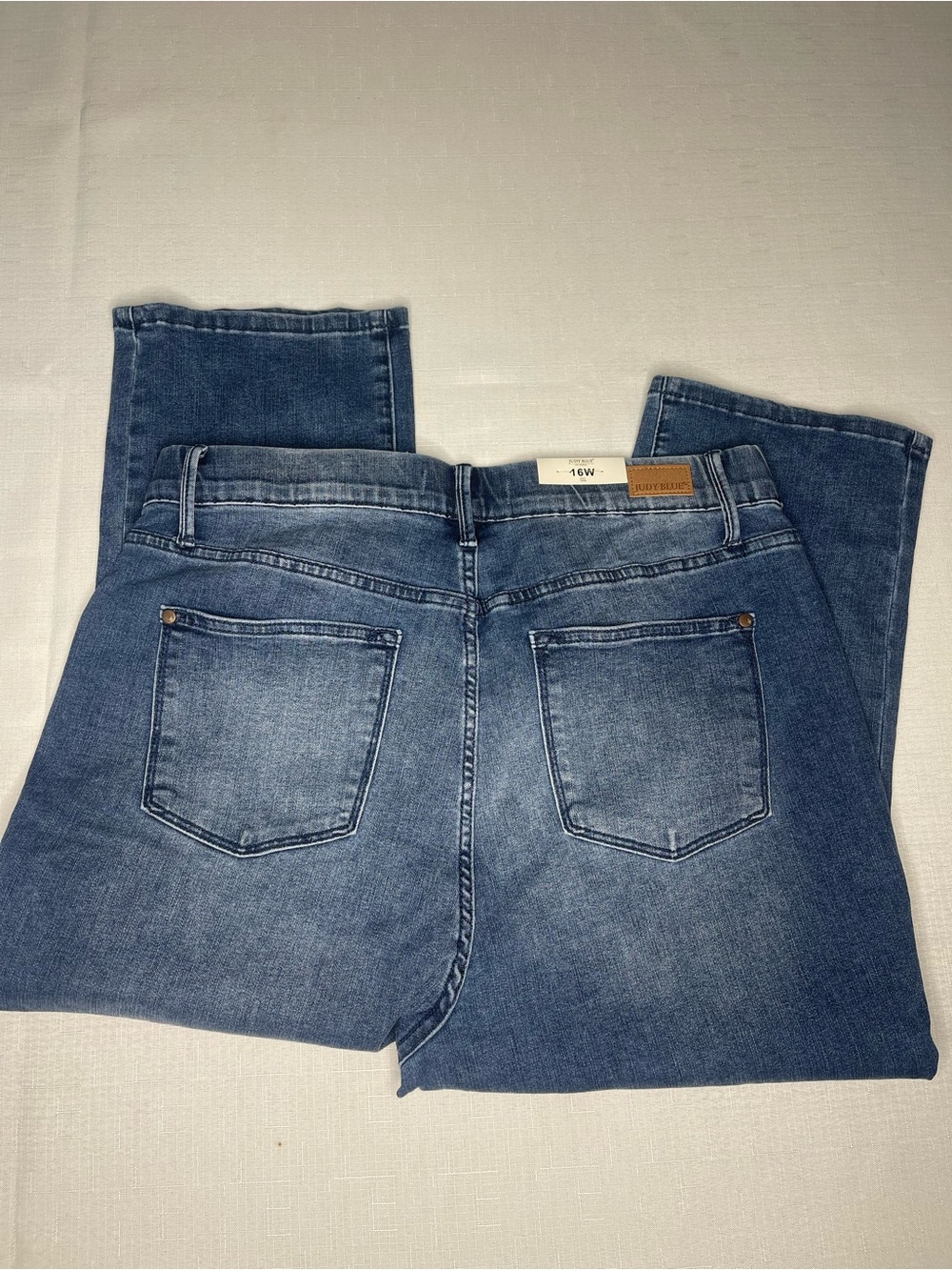 Judy Blue Medium Wash Skinny Fit Capri High Waist Jeans (16W) NWT - Picture 7 of 9
